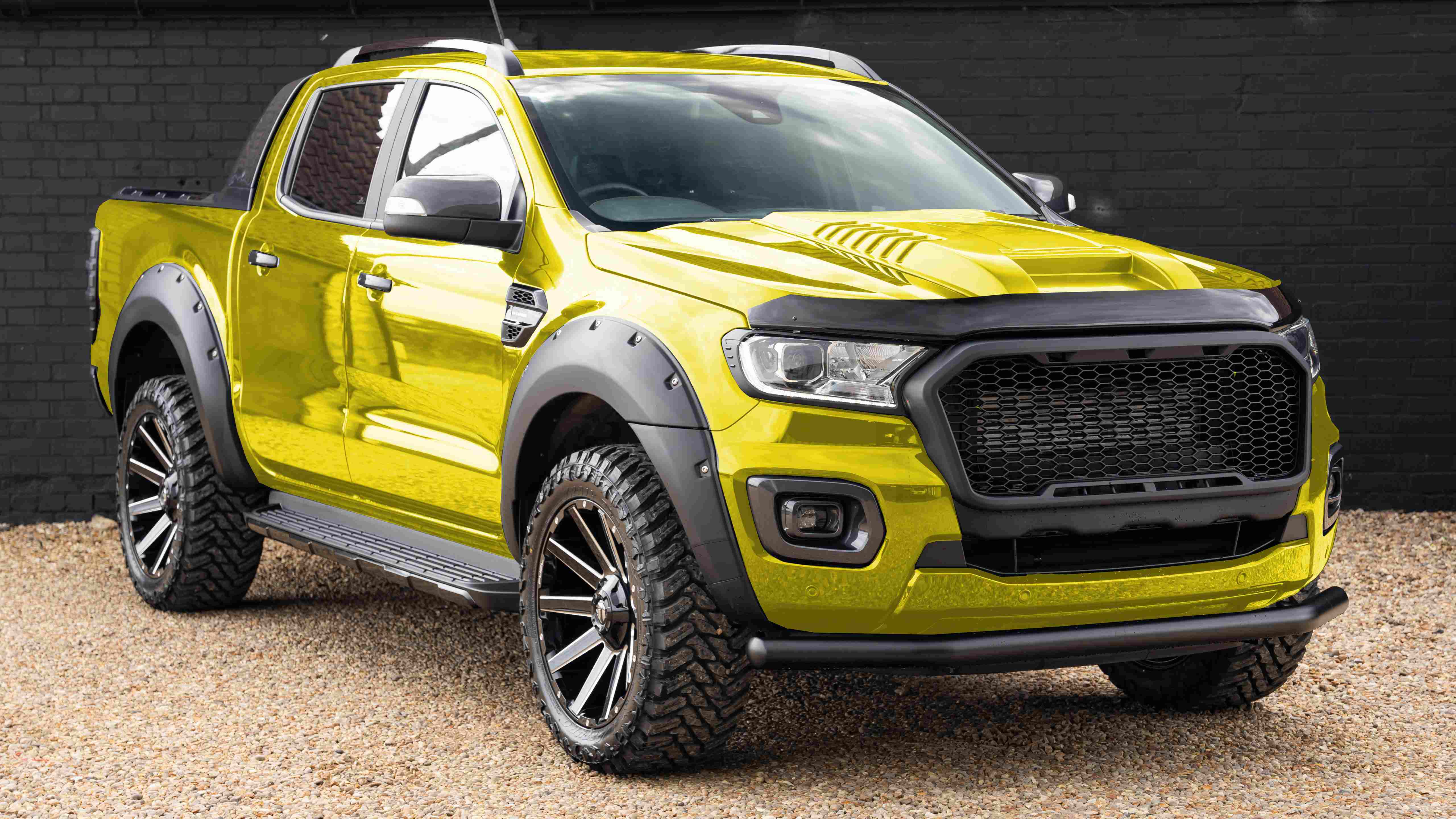 Ford Ranger Yellow Mirror